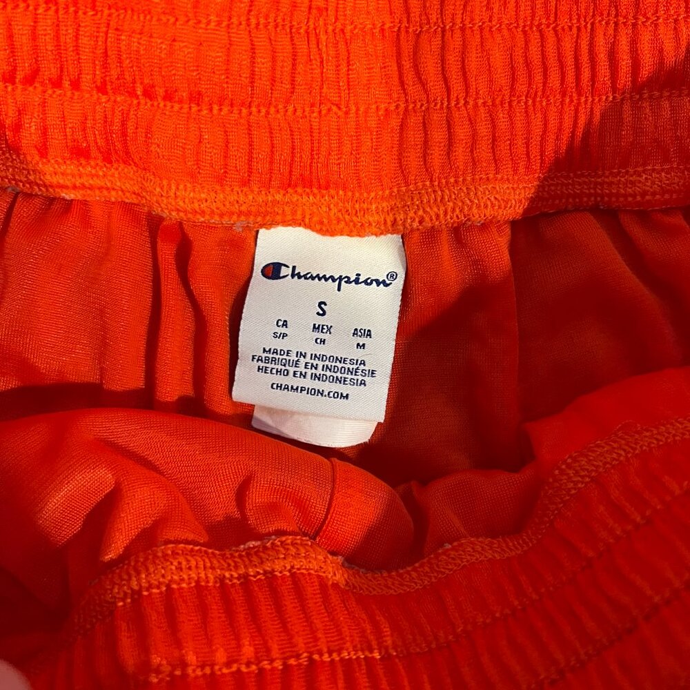 Bright Orange champion shorts draw string bin AJ - Picture 2 of 5